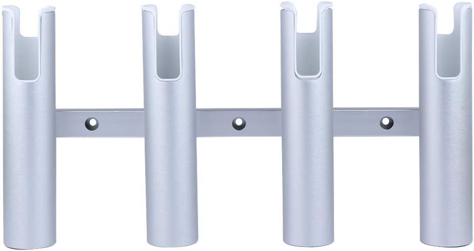 Aluminium Wall-Mounted Fishing Rod Holder for Boat, Garage & Marine - Holds Rods & Poles