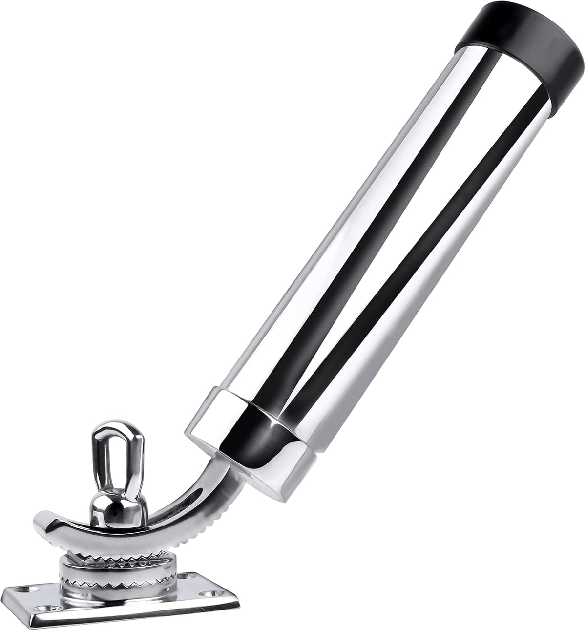 360° Adjustable 316 Stainless Steel Deck-Mount Fishing Rod Holder